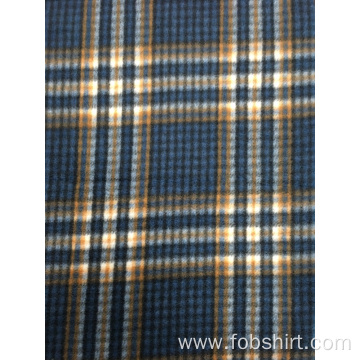 Polar Fleece Printing Plaid Fabric